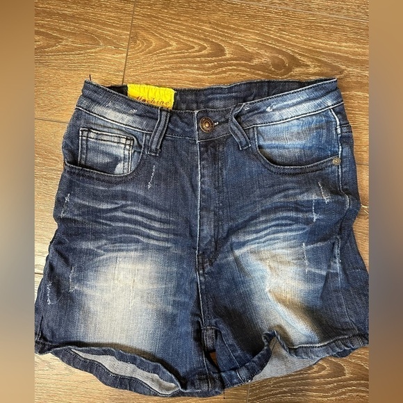Machine Pants - Machine Distressed Shorts Size US 28